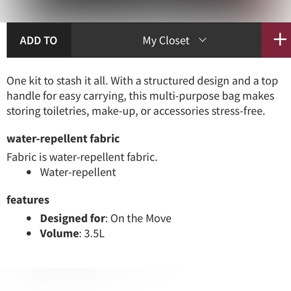 Lululemon Oval Top Access Kit Vol 3.5 L in White Opal - Picture 14 of 14